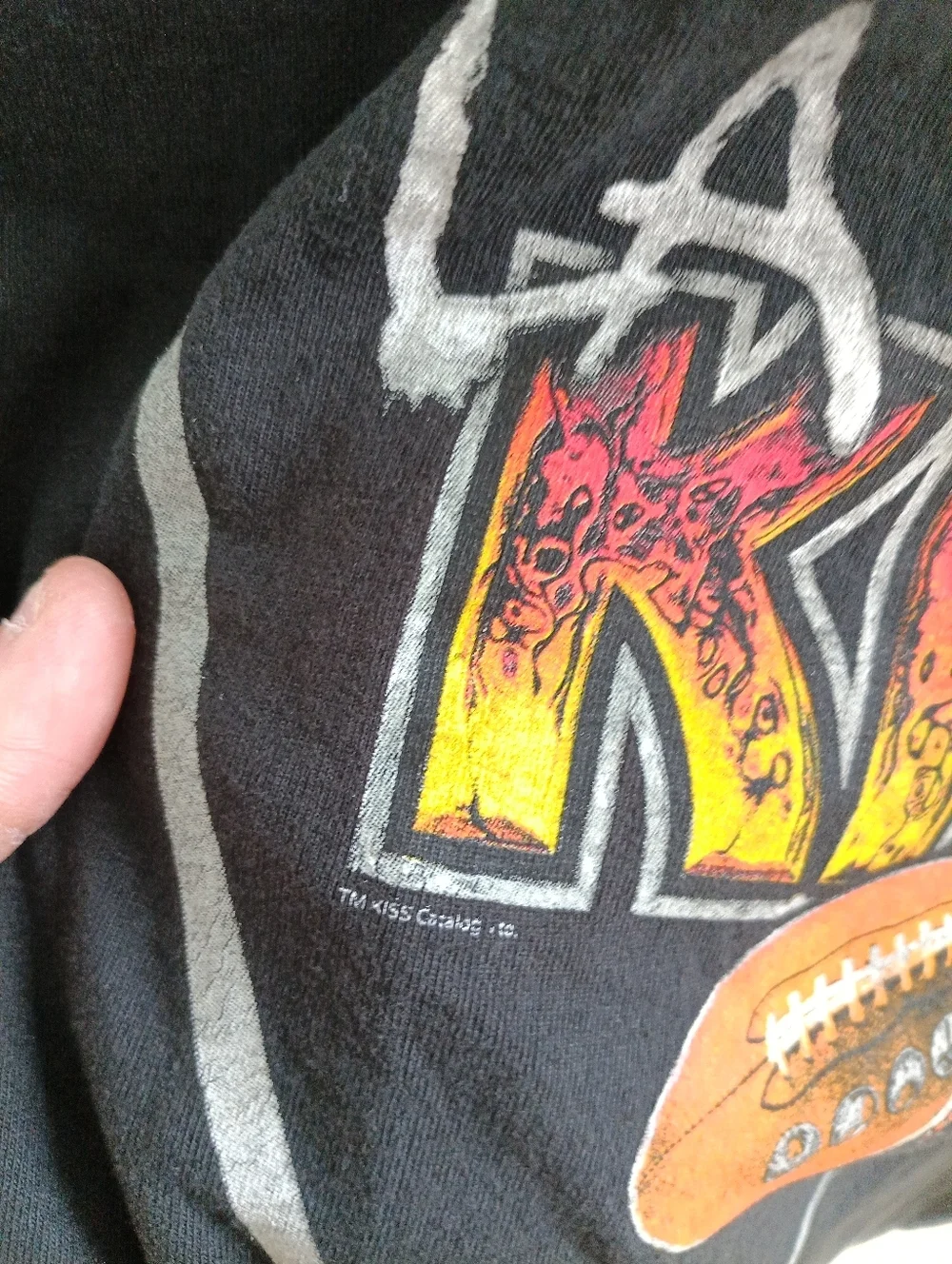 Vtg 2014 LA KISS AFL Arena Football Graphic T-Shirt XL Gene Simmons Paul Stanley - Picture 5 of 6